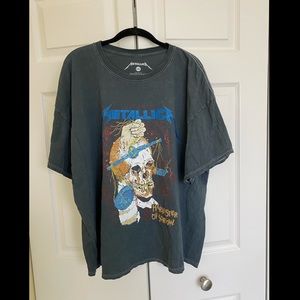 Urban outfitters Metallica band tee